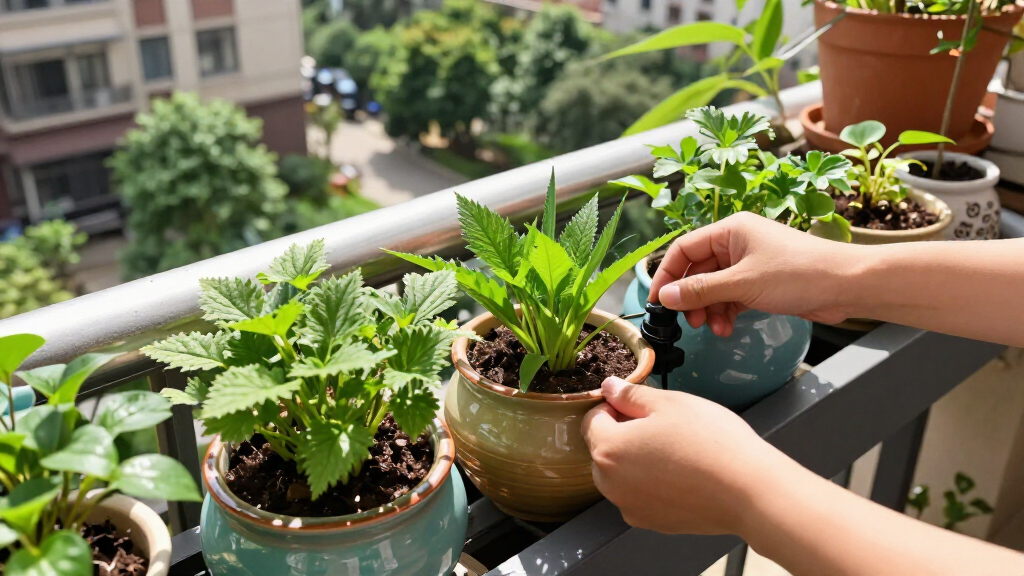 outdoor self watering planters