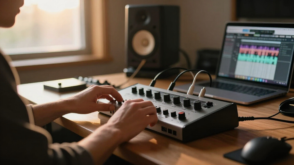 audio interface with high dynamic range converters