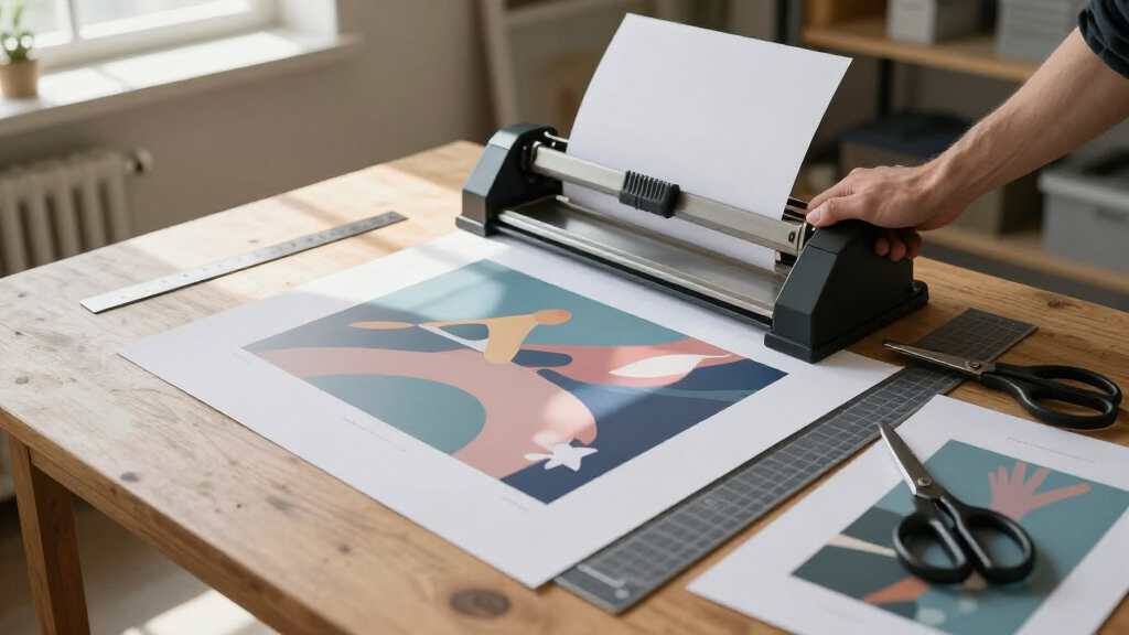 guillotine paper cutter for large prints