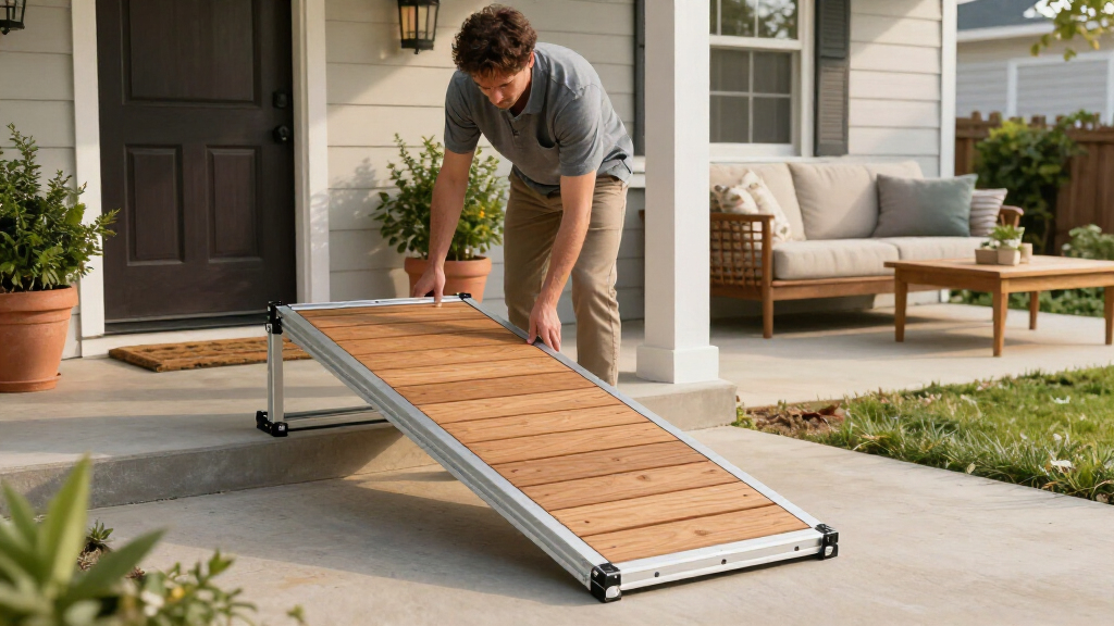 best modular wheelchair ramp system for front entrances