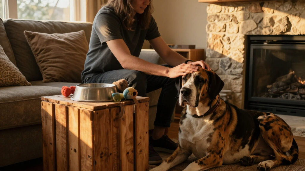 best crate end table for giant breeds