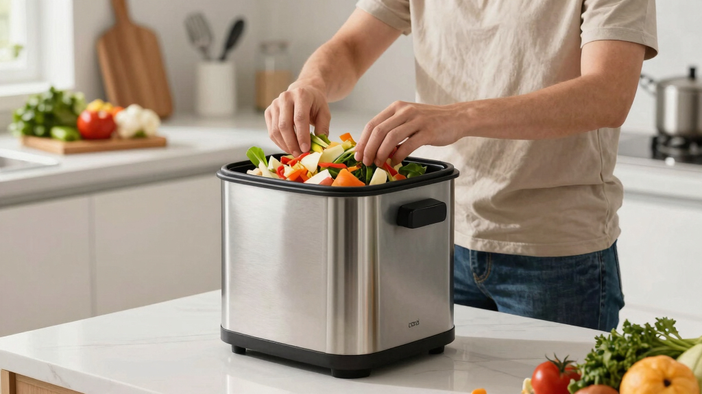 electric compost bin for kitchen