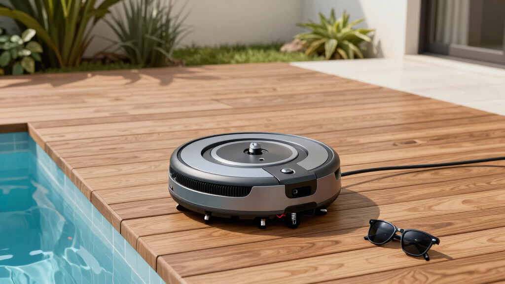 robotic pool cleaner with swivel cable