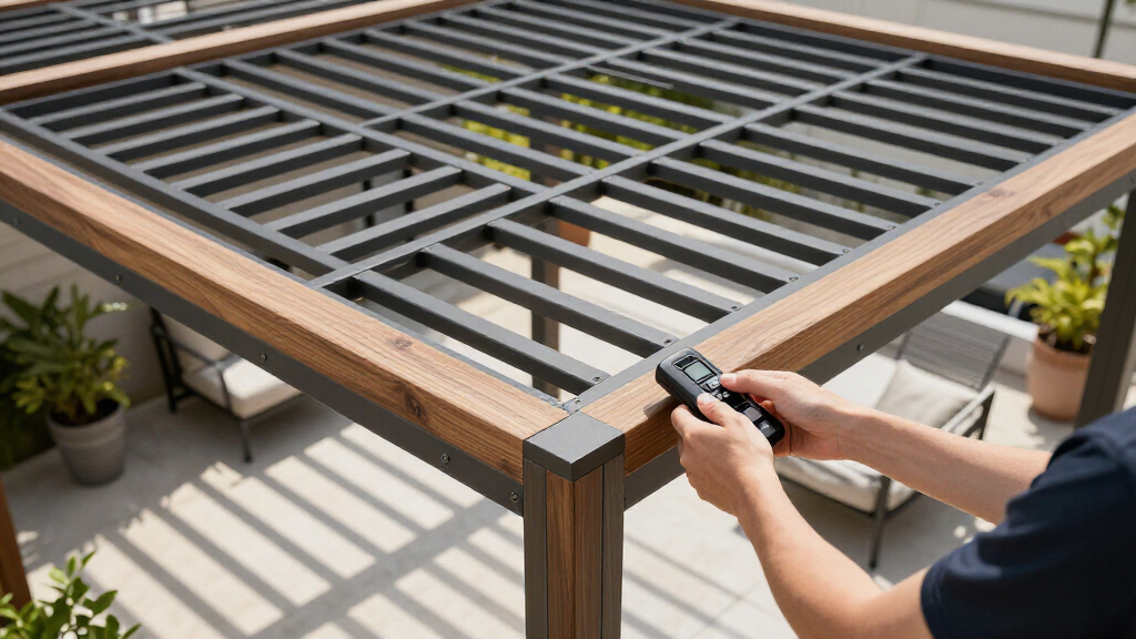 best louvered pergola with adjustable roof