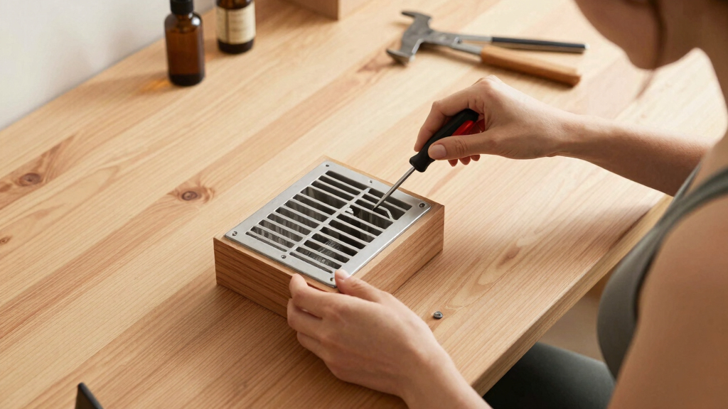 metal and wood diffuser