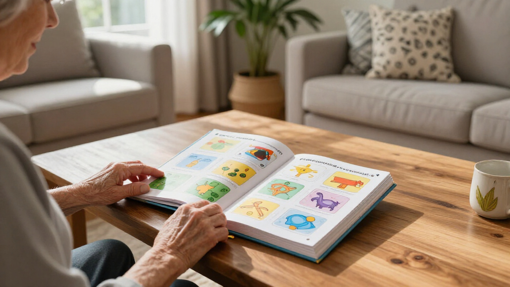 large print senior activity books