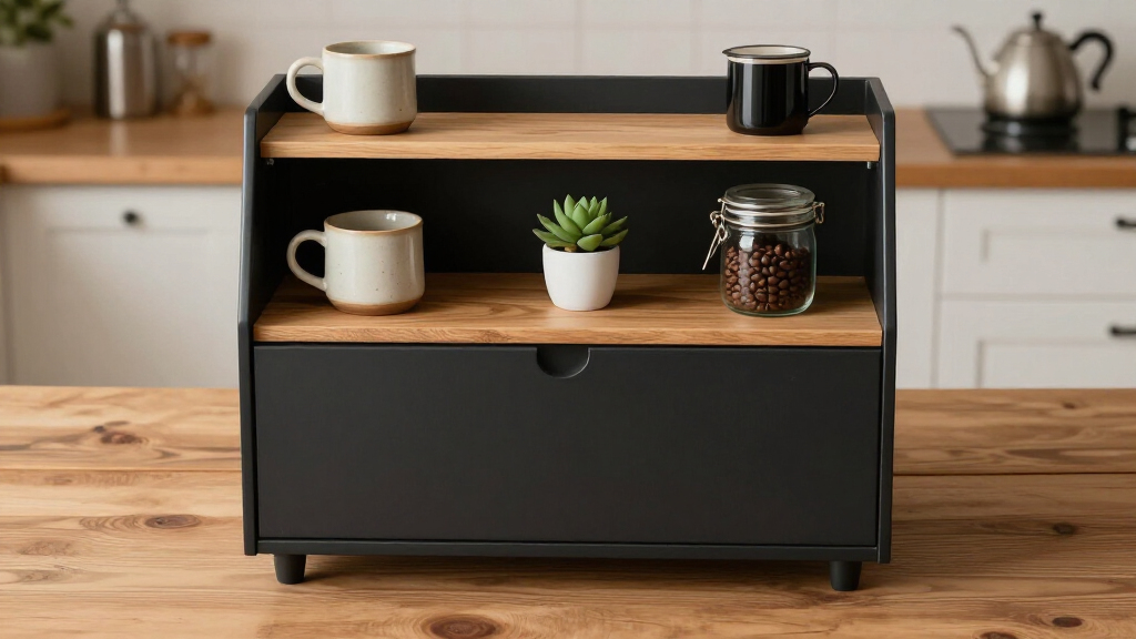 coffee bar cabinets with hutch