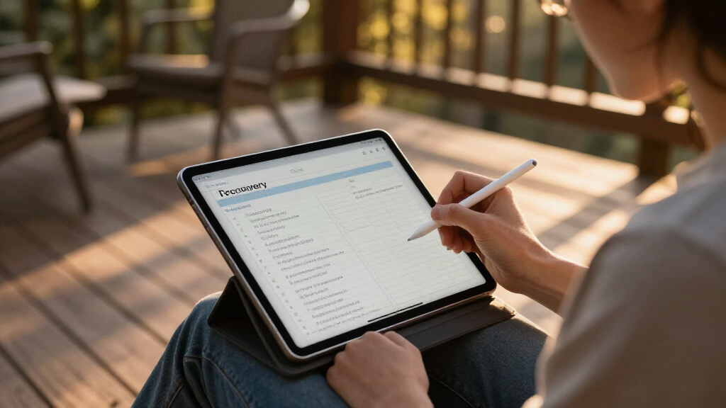 best digital notebooks for organizing recovery goals