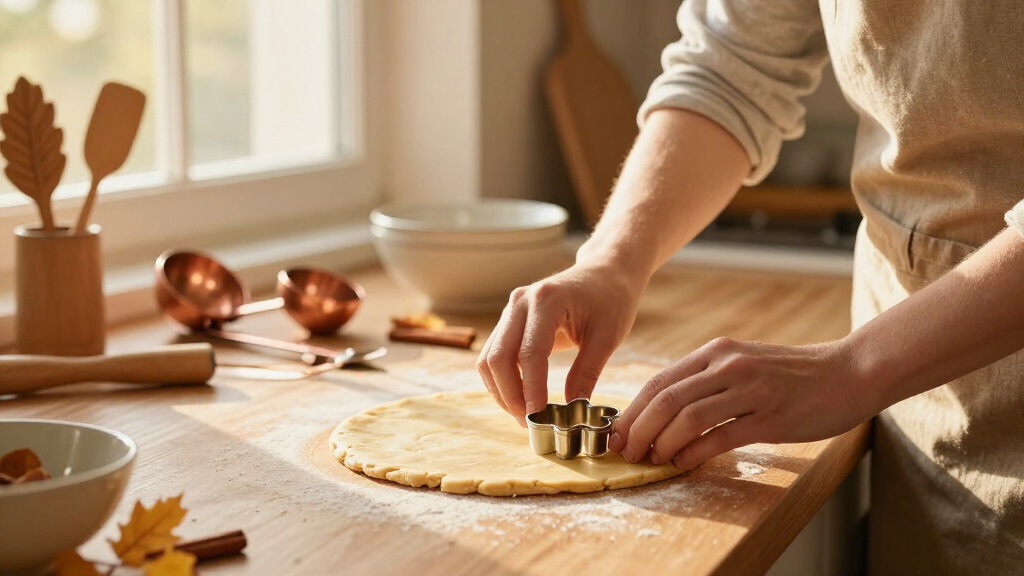 fall-themed baking tools
