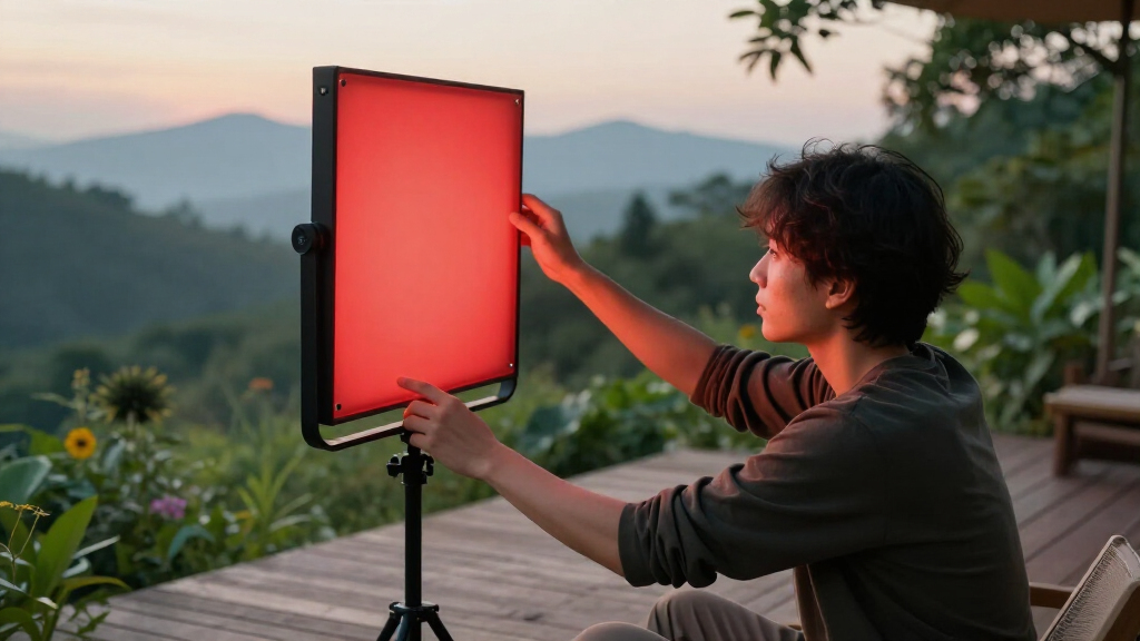 red light therapy panel large