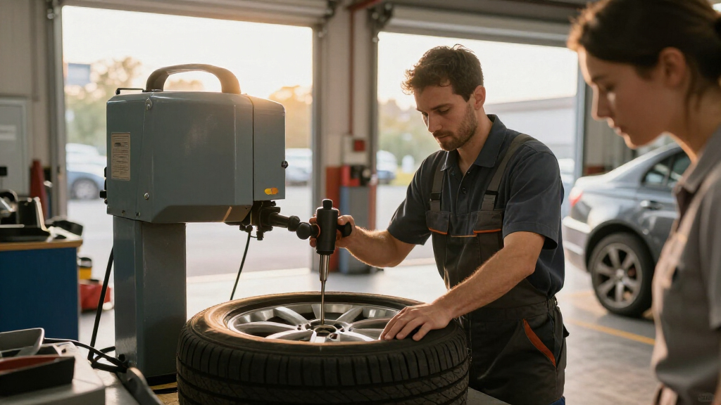 tire mounting machine combo