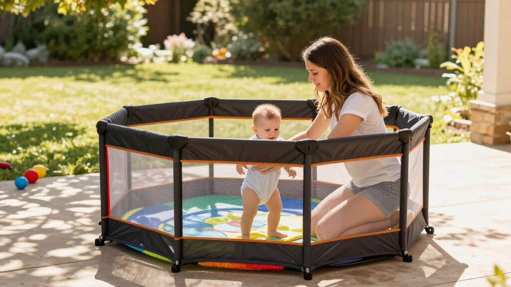 play yards 8 panel heavy duty premium
