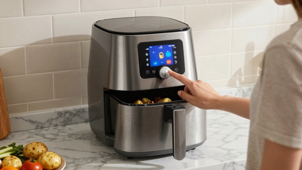 air fryers with digital touchscreen