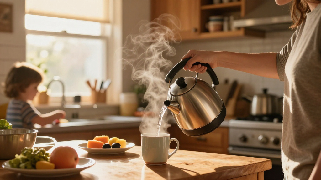 electric gooseneck kettle for busy families