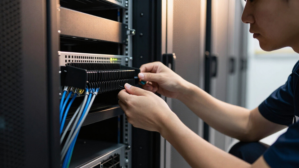 rackmount cable organizers brush