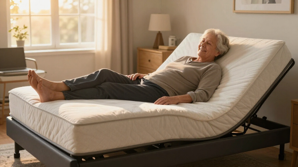 adjustable bed base for heavy person