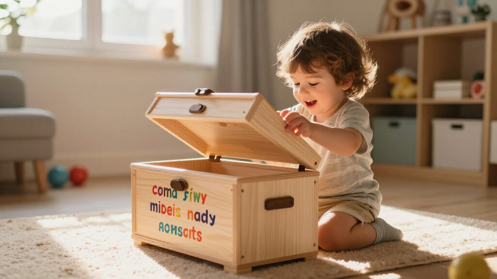 best wooden toy chests personalized for kids