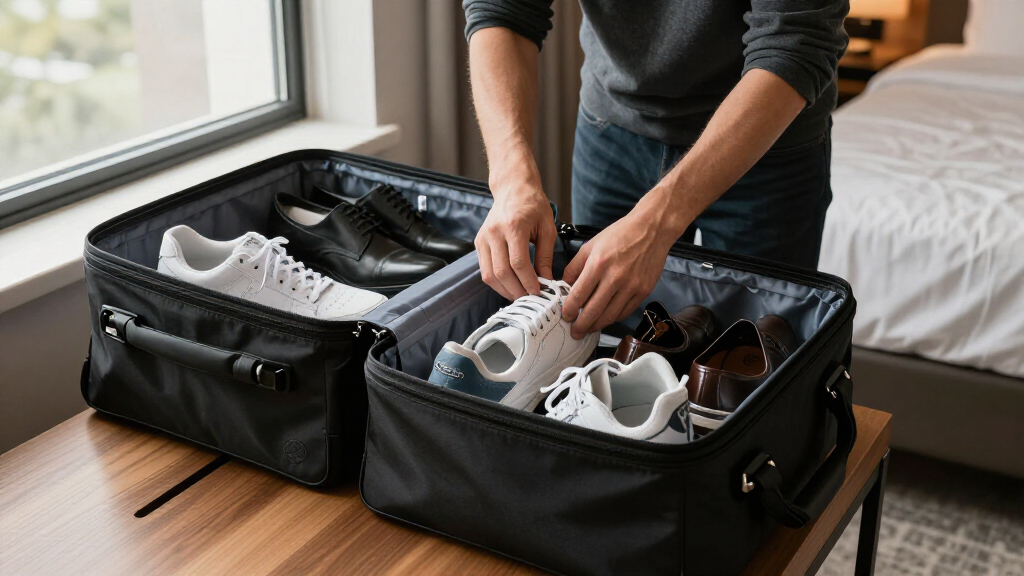 best weekender with shoe compartment