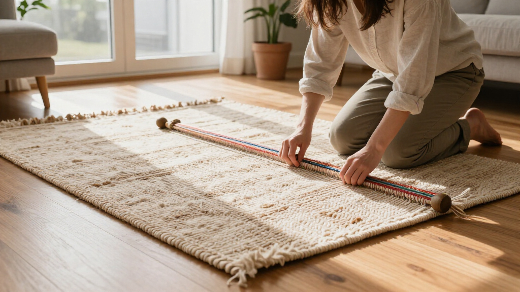 scandinavian flatweave rug 9x12