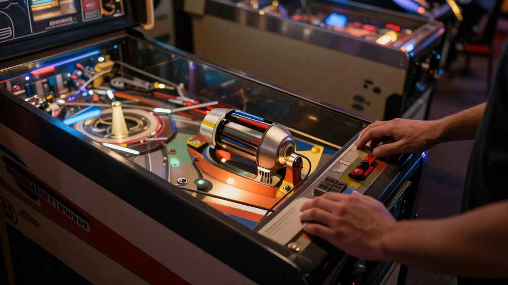 pinball machine with shaker motor