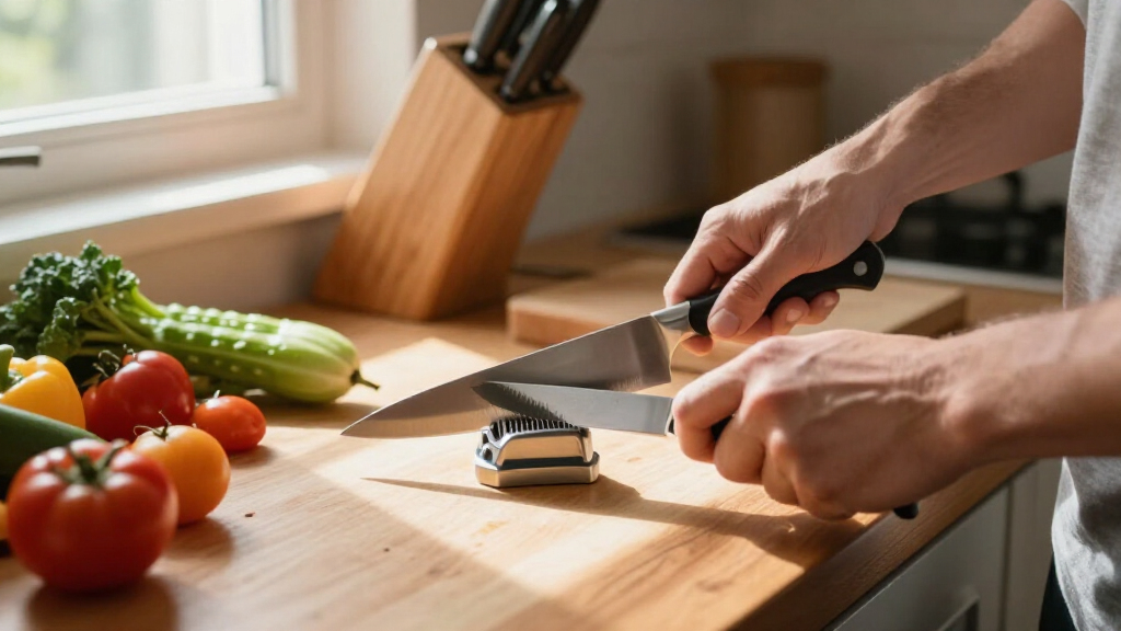 knife sets with sharpener