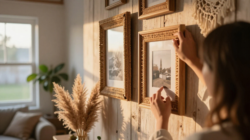 boho picture frames