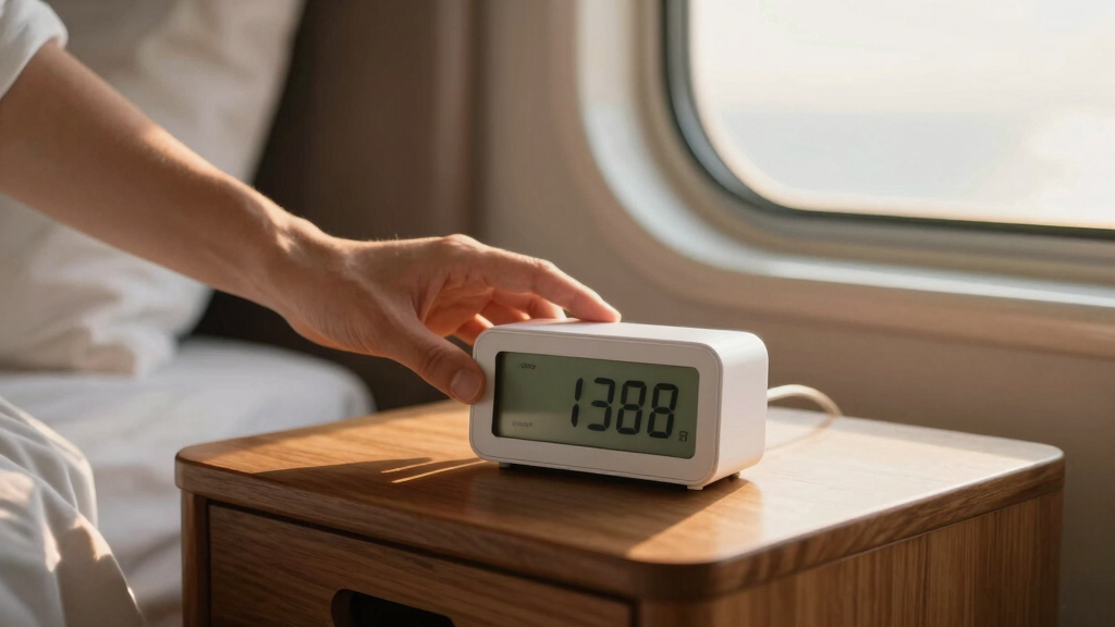 battery alarm clock for cruise