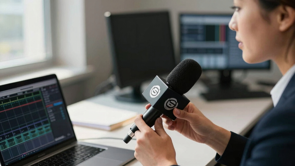 news recording microphones