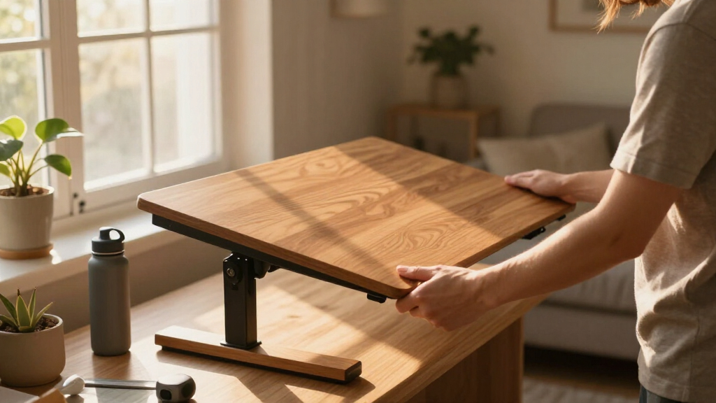 adjustable standing desk converter