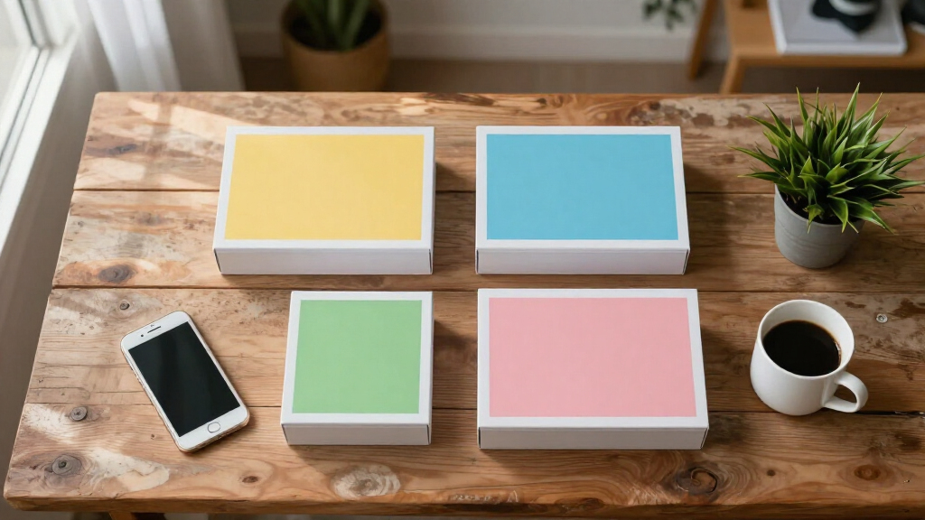 light boxes with backgrounds for product shoots