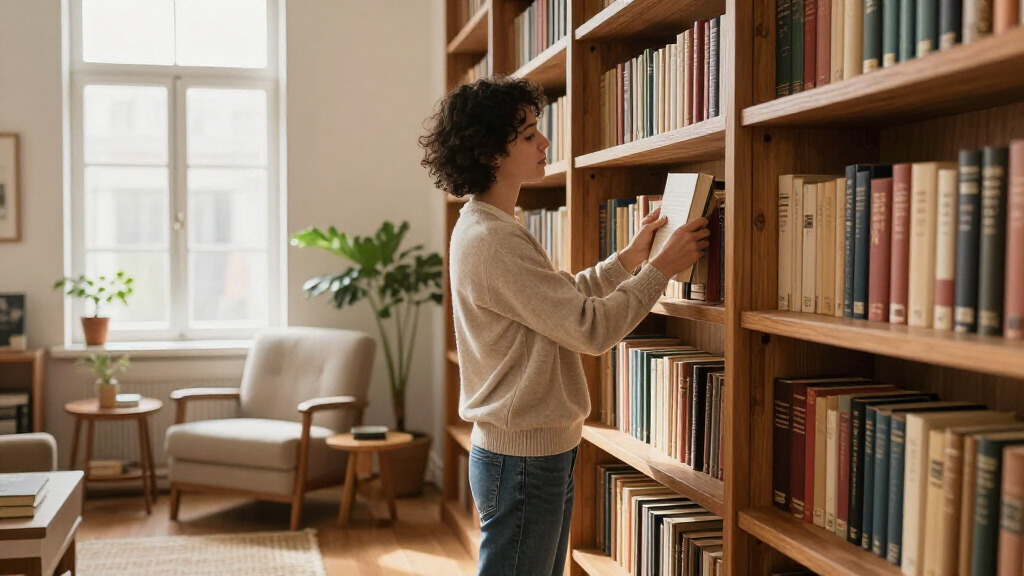 home library bookshelves solid wood