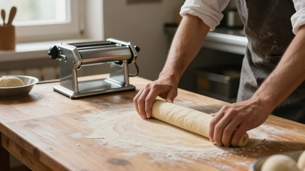 dough portioning machine for rolls