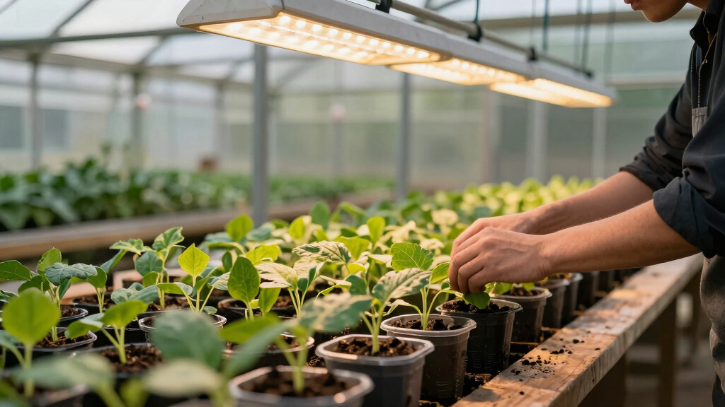 best led grow lights for greenhouse seedlings
