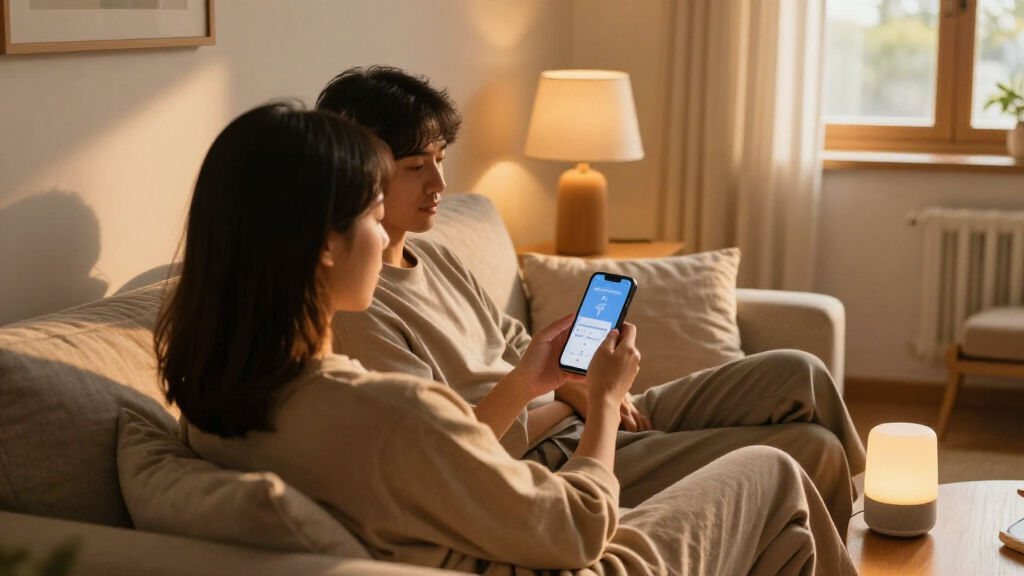 couples smart home devices