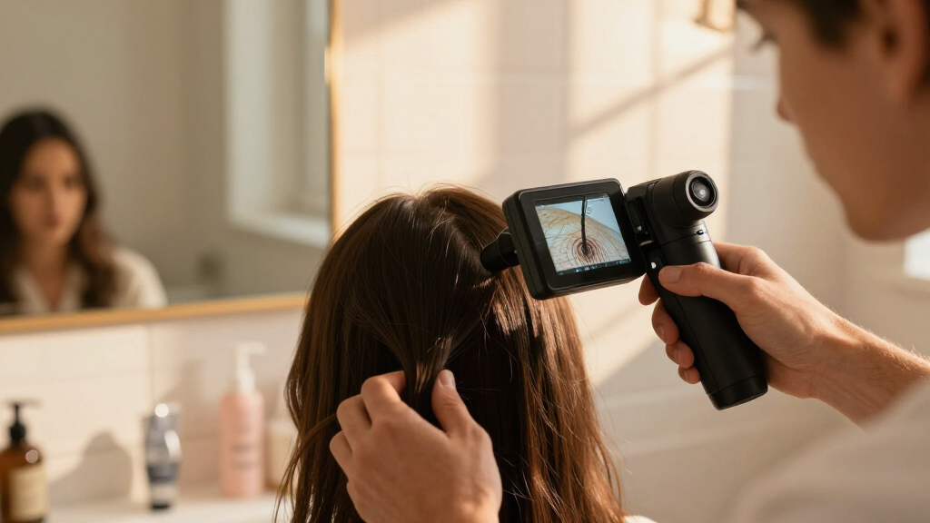 digital microscope camera for scalp