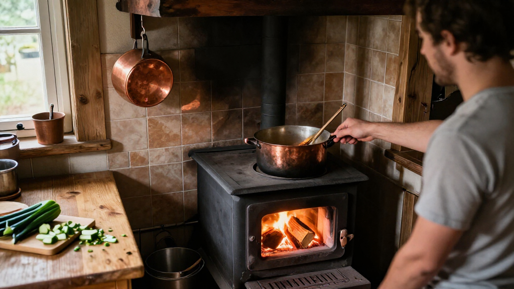wood burning cook stove