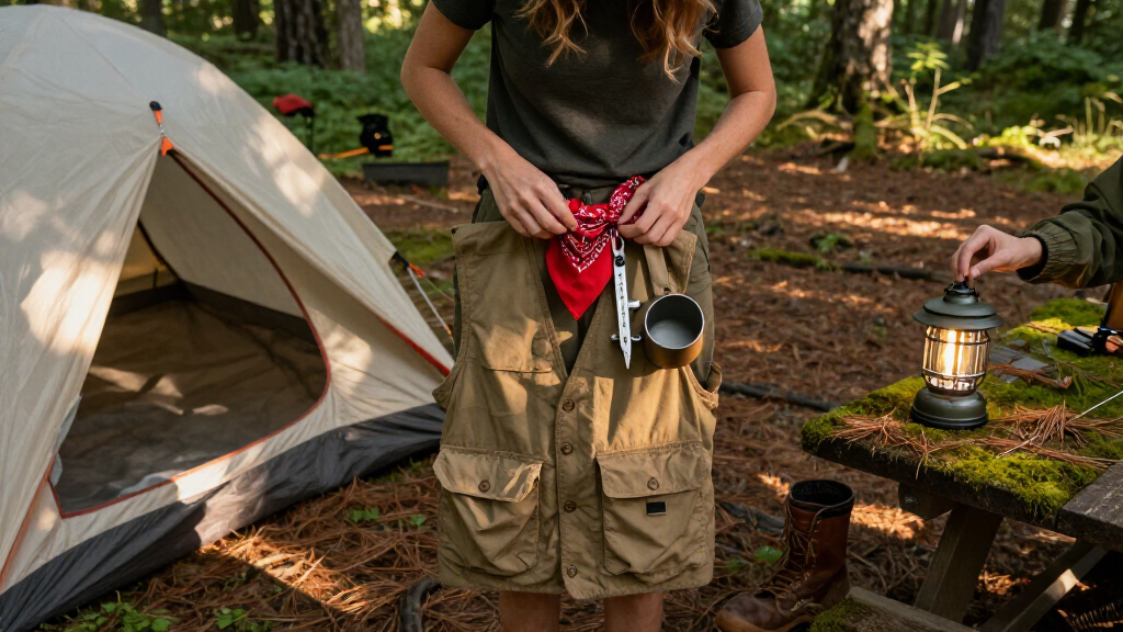 camping costume accessories for adults