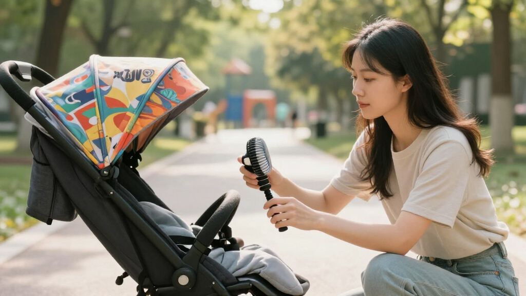 best stroller fans with flexible tripod grips