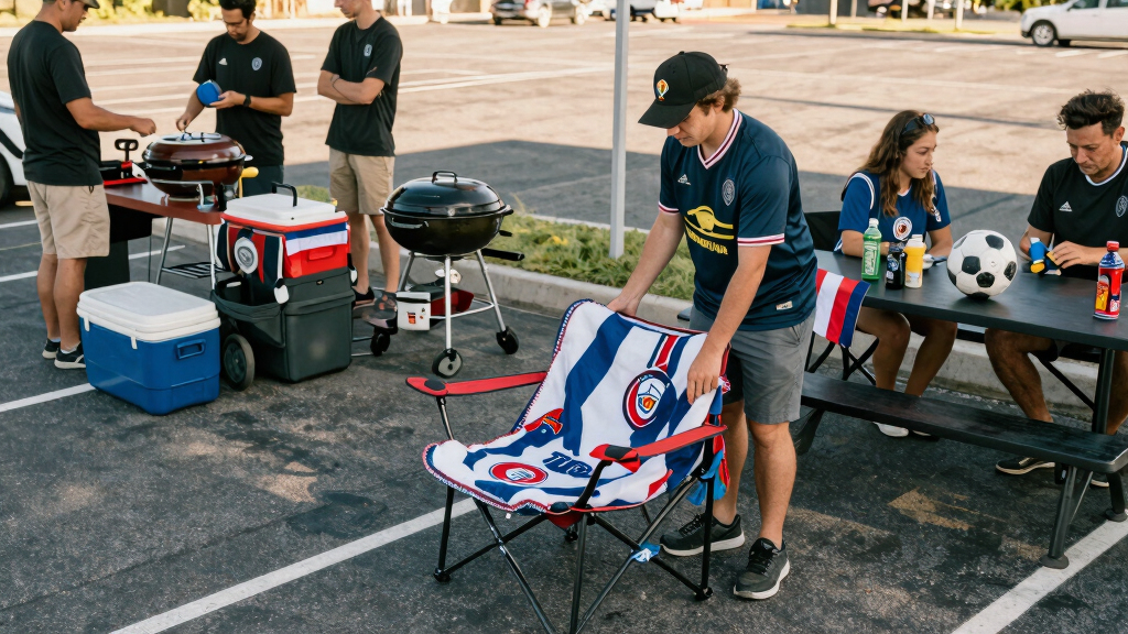 soccer fan tailgate gear