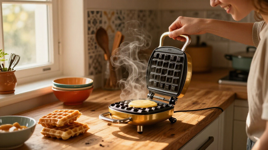 commercial waffle maker belgian for desserts
