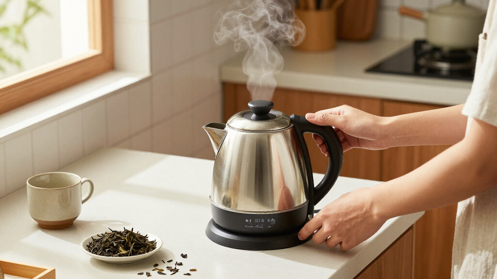 electric kettle with temperature control