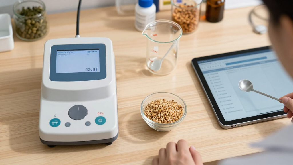 moisture analyzer for food labs