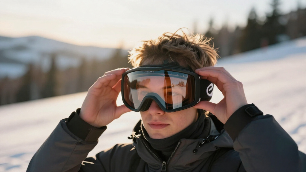 skiing goggles anti fog