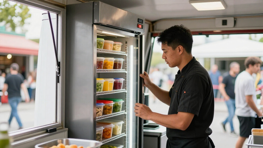 best upright commercial refrigerators for mobile kitchens