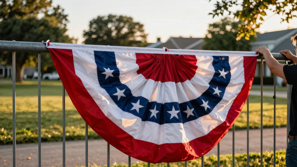 patriotic 4th of July outdoor banners