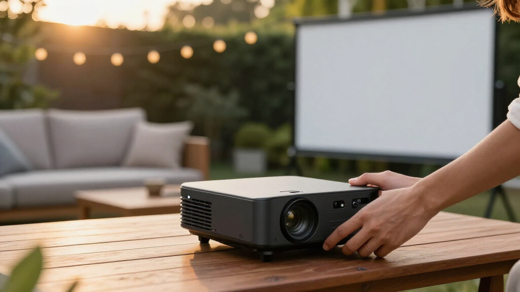 best projectors for backyard movie nights