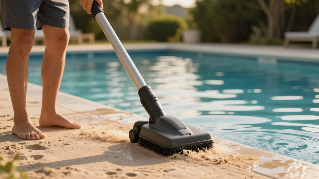 handheld pool vacuum for sand