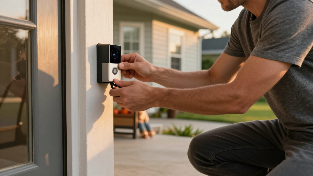 best video doorbell wedge mount adjustable
