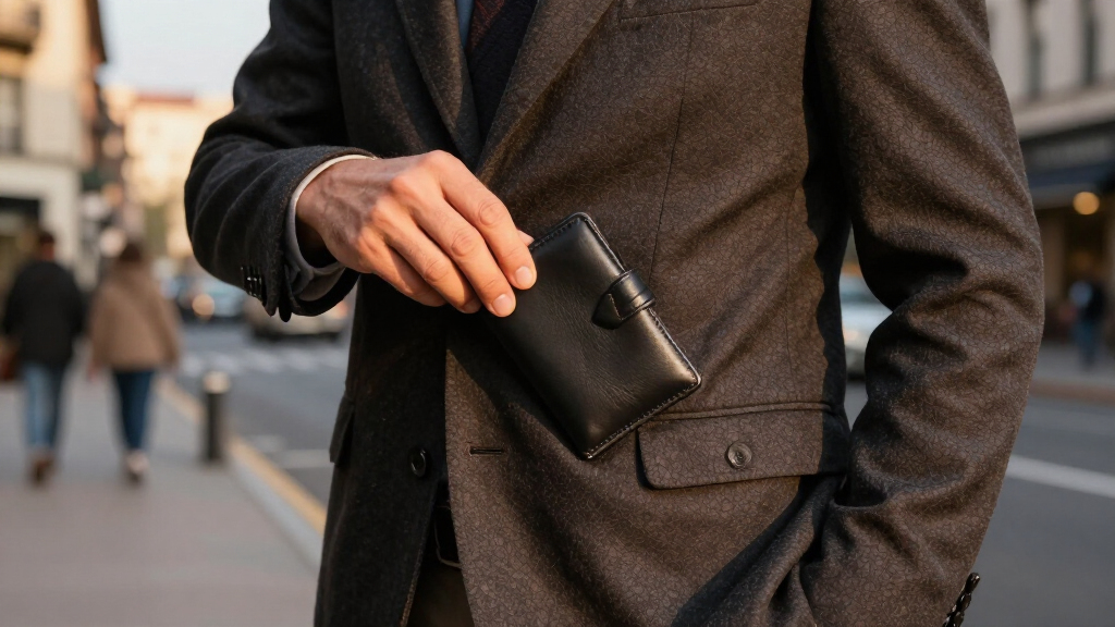 luxury mens leather wallets