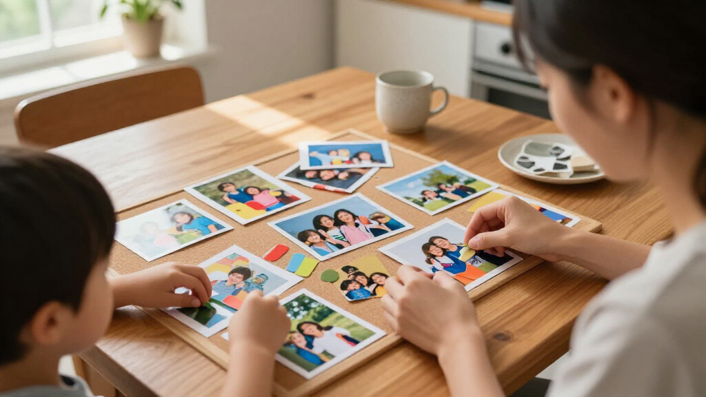 family photoframe collages